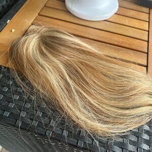 Brownish Blond Topper with clips